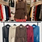 Μίνι Ολόσωμη Φόρμα με Πουκαμισένιο Στυλ & Ασύμμετρο Σόρτς / Φούστα - "Twist & Tailor" – LO