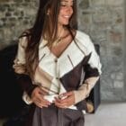 Ζακέτα με Γεωμετρικά Σχέδια – Μοντέρνα & Άνετη - "GeoChic Cardigan" - L0