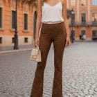 Δαντελένιο παντελόνι καμπάνα , Εσωτερικό σόρτς - Δαντέλα σε κίνηση - “Lace Illusion” - LO