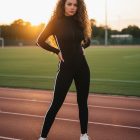 Ολόσωμη φόρμα , Λευκές ρίγες , ελαστικότητα και στυλ σε κάθε κίνηση - "Dynamic Stripes Bodysuit" - AD