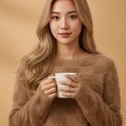 Μοχέρ Πουλόβερ , Απαλή ζεστασιά με αέρινη πολυτέλεια - "Cloud Touch Mohair Sweater" - AD