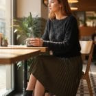 Μοχέρ Πουλόβερ , Απαλή ζεστασιά με αέρινη πολυτέλεια - "Cloud Touch Mohair Sweater" - AD